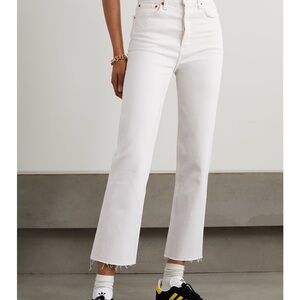 RE/DONE women’s white Jeans